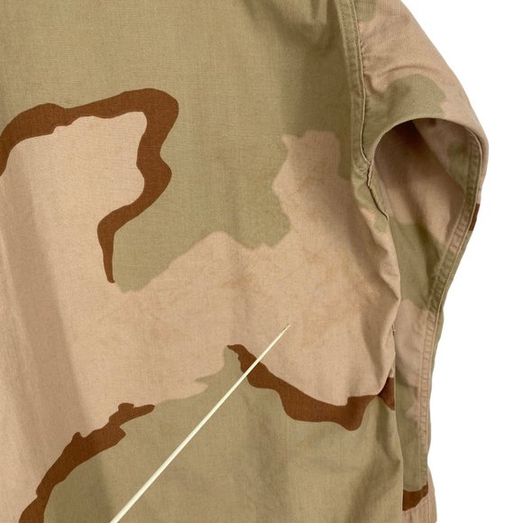 NWT Buzz Off Mens XL Desert Army Camo Jackets Collared Pockets Insect Shield - Picture 7 of 14